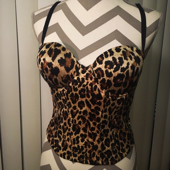 Victoria's Secret Other - Victoria’s Secret leopard print bustier. NWOT
